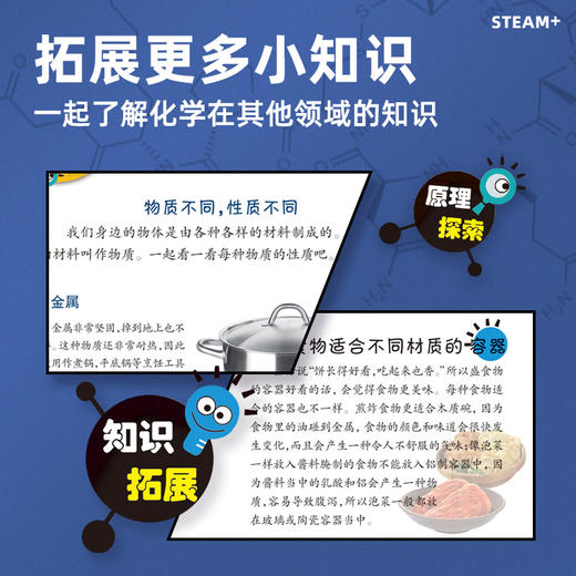 【适合4-12岁】STEAM科学小怪物·化学7册 商品图4