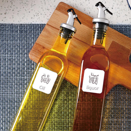 【一套4瓶装】油壶玻璃家用厨房用品油瓶防漏酱醋瓶调料瓶 商品图2