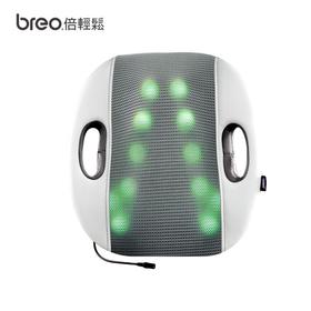 倍轻松（breo）腰部按摩器BM-312按摩垫靠垫 背部按摩器按摩仪 揉捏热敷 新年礼物