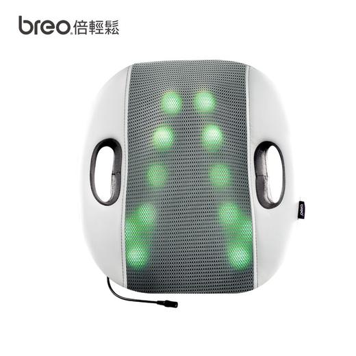 倍轻松（breo）腰部按摩器BM-312按摩垫靠垫 背部按摩器按摩仪 揉捏热敷 新年礼物 商品图0