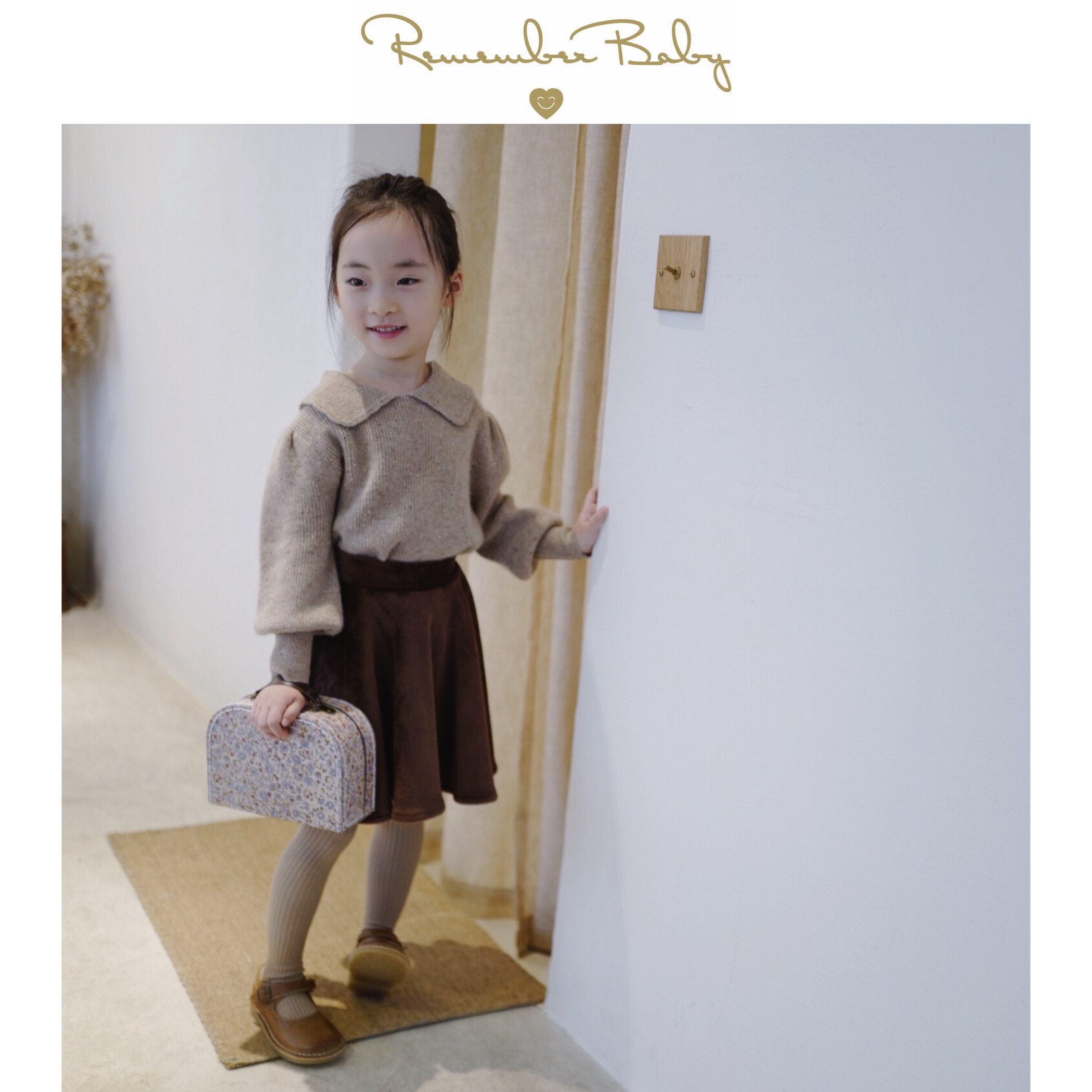 现货 / HAZELNUT | 康赛妮100%羊绒榛果栗子杂色点子纱上衣 / 进口面料制绒感伞裙