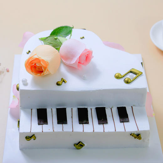 爱叮咚钢琴蛋糕 商品图1