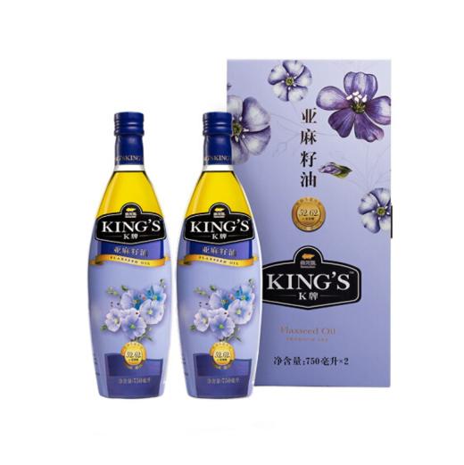 金龙鱼KING'S亚麻籽油750ML/*2瓶 商品图0