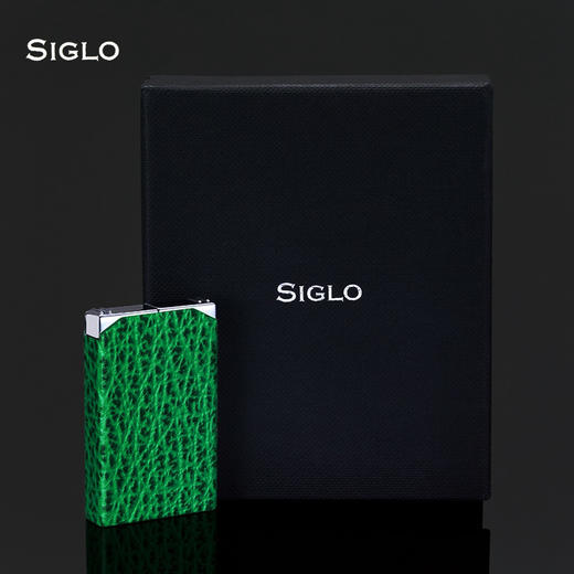 Siglo Sharkskin Lighter世纪香烟雪茄打火机二合一 鲨鱼皮外壳 商品图3