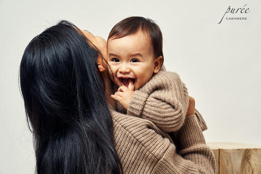 #2018 「BABY FISHERMEN DUO」100% CASHMERE 宝宝渔夫针织衫+小围巾套装 商品图5