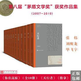 人文社第八届矛盾文学奖作品集 共12册 （你在高原+天行者+推拿）