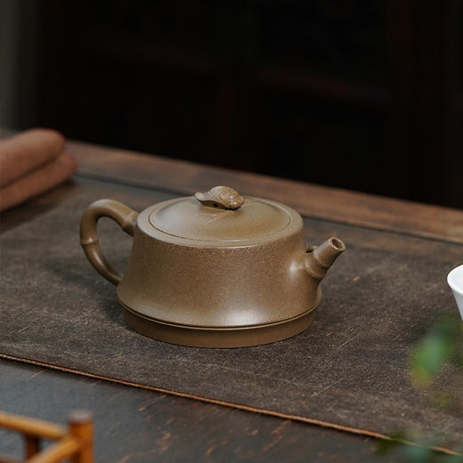 龙德堂陶艺 吴水勤《蝉竹》原矿青段 200cc 库存请咨询客服 商品图1