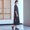 2020春夏中式国风复古文艺桑蚕丝香云纱连衣裙女捌YU0032捌 商品缩略图7