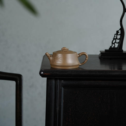 龙德堂陶艺 吴水勤《蝉竹》原矿青段 200cc 库存请咨询客服 商品图0