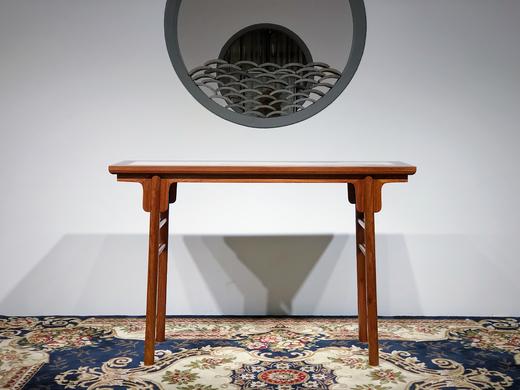 红桥红  家具严选  缅甸花梨（大果紫檀）  【石面 98/120刀牙 平头案】 商品图1