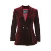 EITIE爱特爱春季新款洋气复古翻领收腰显瘦丝绒西装外套女6303007 商品缩略图11