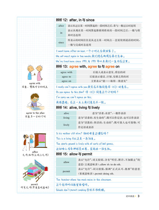 钟书金牌教辅 上海学霸笔记初中英语通用版6789年级/六七八九年级通用 初中学霸笔记英语漫画图解速查速记全彩版中考英语复 商品图2