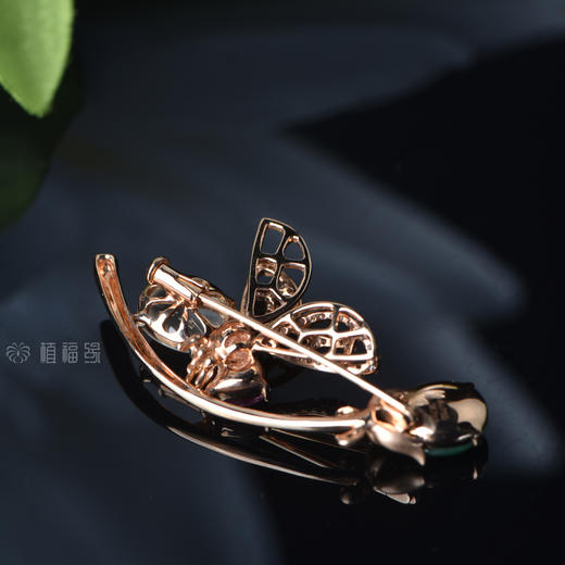 【甜蜜】翡翠蜜蜂胸针-XZ2012223 商品图1