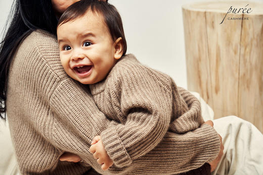 #2018 「BABY FISHERMEN DUO」100% CASHMERE 宝宝渔夫针织衫+小围巾套装 商品图6