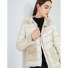 故障 EITIE爱特爱冬季新款保暖兔毛立领洋气显瘦短款外套羽绒服女6411106 商品缩略图3