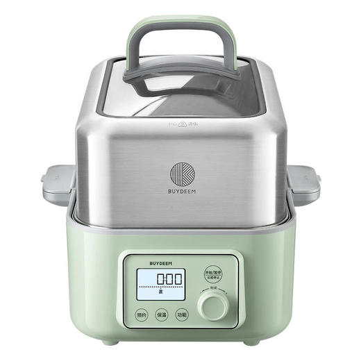 【北鼎】北鼎（Buydeem）蒸炖锅单层G56全配版（含炖盅套件）浅衫绿 商品图1