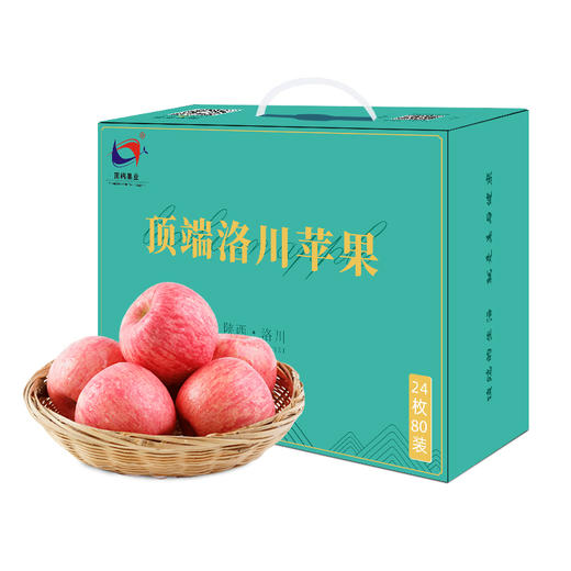 【年供款】陕西洛川红富士苹果24枚80mm精品中大果便捷手提装   全年供12箱苹果 每日一苹果健康陪伴 商品图4