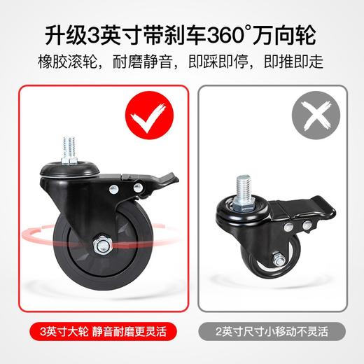 NB AVA1800-70-1P(55-80英寸)移动电视支架视频会议显示器移动推车通用落地电视挂架电视推车电视支架落地 商品图8