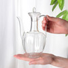  弘龙 执壶 手工玻璃手执壶透明耐热斗茶汤瓶绿茶壶复古仿宋代贵妃泡茶壶 商品缩略图1