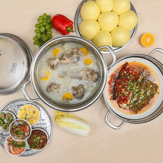 德国康巴赫三层蒸锅32cmJQR 商品图2