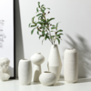 【家居摆件】*景德镇家居欧式禅意简约 陶瓷拉丝花瓶 台面摆件家居饰品 商品缩略图0