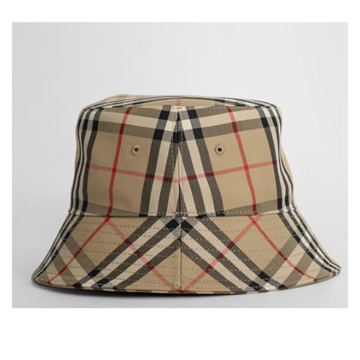 BURBERRY 巴宝莉 中性 Vintage 格纹技术棉渔夫帽 驼色 8026927 A7026 商品图1