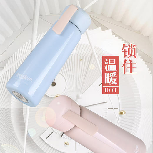 智能显温保温杯420ml 秋冬便携保温杯500ml  12小时保温热水冷水 商品图5