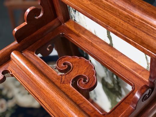 红桥红  家具严选  缅甸花梨（大果紫檀）  【云石 120 云牙如意平头案】 商品图7