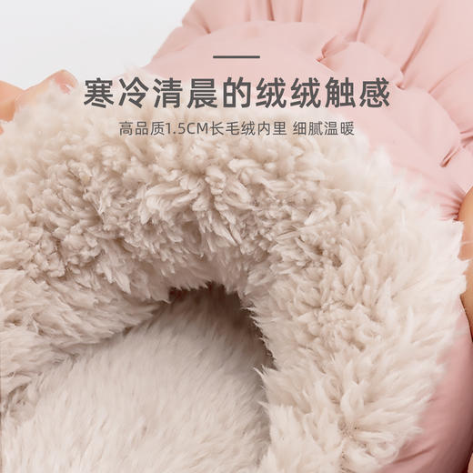 朴西 云朵拖鞋家用情侣室内毛毛鞋保暖居家可爱棉拖鞋男女家居秋冬季 商品图2