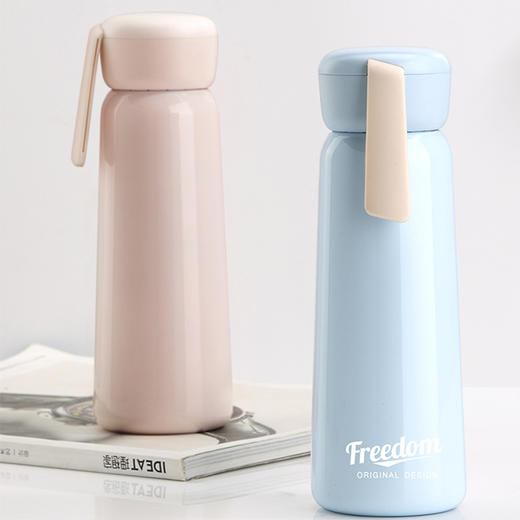 智能显温保温杯420ml 秋冬便携保温杯500ml  12小时保温热水冷水 商品图6