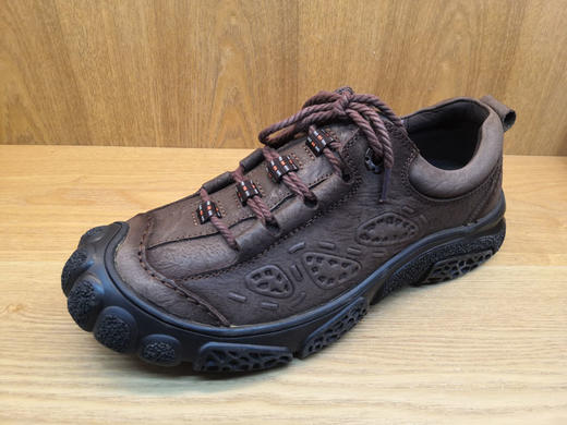 2019新款豪行正品19308527牛皮运动户外鞋秋冬个性休闲防滑男单鞋 商品图1