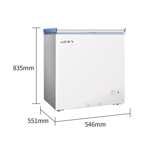 新飞（Frestec）96升冷藏冷冻转换迷你家用冰柜 小冷柜一级能效 单温母乳小冰箱母婴（白色） BC/BD-96HJ1EW 商品图1