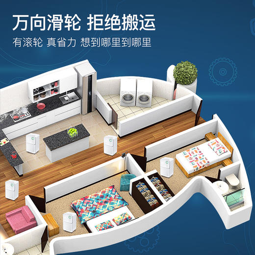 欧井（Eurgeen）除湿机/抽湿机 OJ-128E 除湿量12升/天 适用面积12-22㎡ 静音36分贝 家用卧室干衣净化吸湿器 商品图2