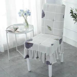 PDD-椅子套通用靠背套凳子座椅布艺家用餐椅垫套餐桌套罩弹力连体椅套 商品图2