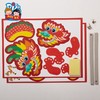 新年礼物手工diy创意舞龙贴画制作材料包幼儿园儿童春节玩具元宵 商品缩略图3