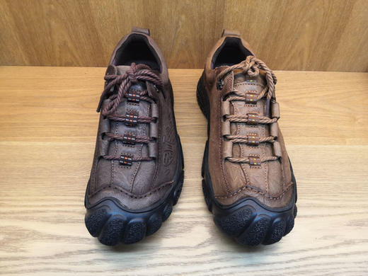 2019新款豪行正品19308527牛皮运动户外鞋秋冬个性休闲防滑男单鞋 商品图3