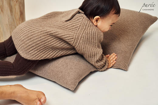 #2018 「BABY FISHERMEN DUO」100% CASHMERE 宝宝渔夫针织衫+小围巾套装 商品图4