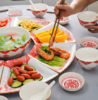 【团圆大拼盘】菜盘子家用圆桌团圆碗碟套装陶瓷拼盘餐具拼碟碗筷组合 商品缩略图10