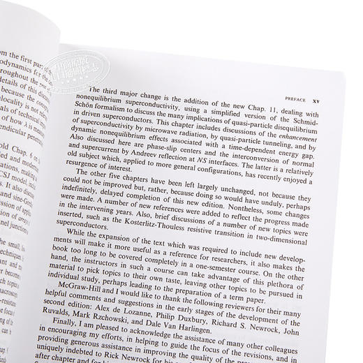 【中商原版】Introduction to Superconductivity英文原版 超导物理导论 第2版 Michael Tinkham 商品图3