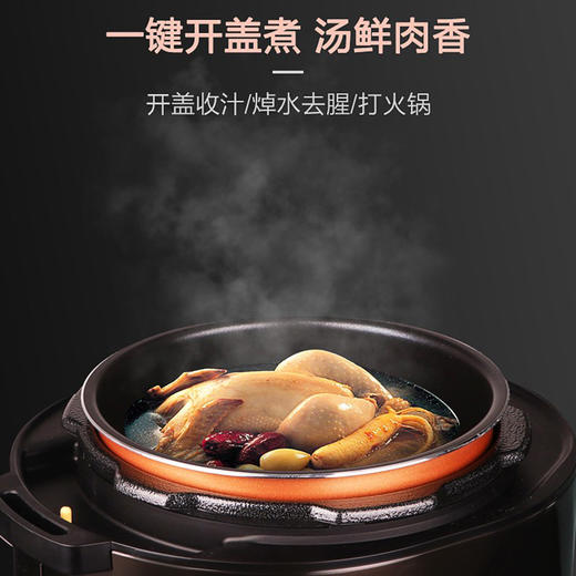 美的(509494)电压力锅家用2.5L升智能迷你小型电高压锅饭煲1-3人4正品MY-SS2522P 商品图1