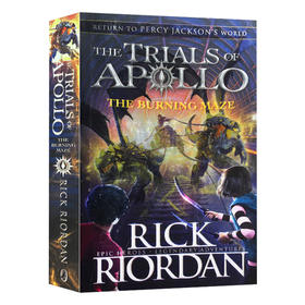 阿波罗的审判3 燃烧的迷宫 英文原版小说 The Burning Maze 波西杰克逊 Rick Riordan 英文版进口青少年奇幻文学经典书籍