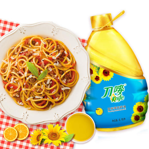 刀唛 Knife 食用油 葵花籽油6.18L 压榨一级 京东定制 商品图0