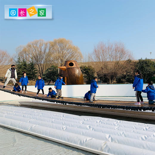 园长之家户外网红荡桥摇摆桥游乐设备运动玩具实木成人亲子儿童 商品图1