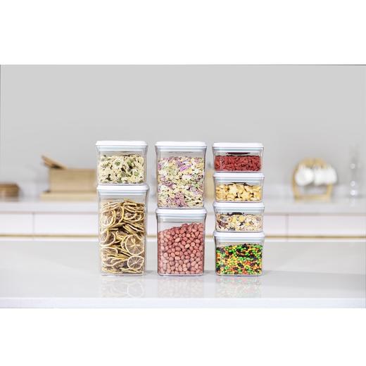 有了它你家调料再也不窜味了，干货再也不长毛了！安扣密封罐套装 一按密封，不漏水不透气，真正的食品级材质 商品图1