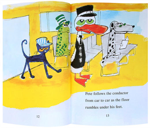 【I can read系列】英文原版 儿童绘本 入门级 I Can Read系列 Pete the Cat 皮特猫7册 商品图2