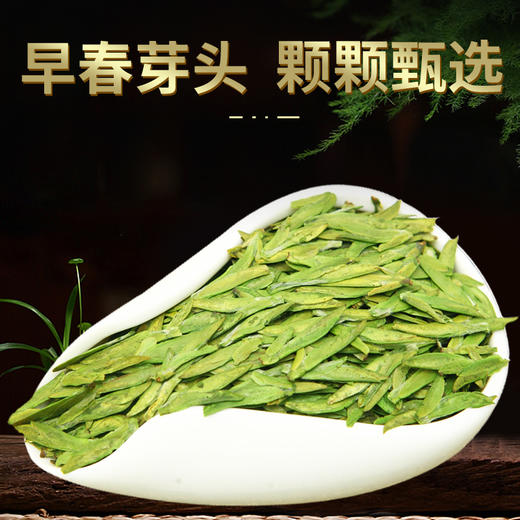 一杯香龙井茶明前头芽2020新茶礼盒装茶叶绿茶散装茗茶100克 商品图1
