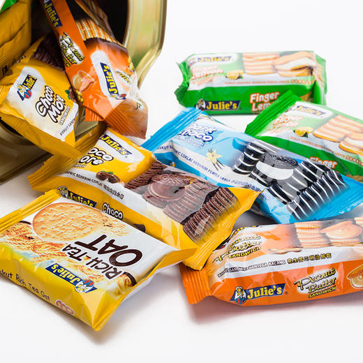 马来西亚进口 茱蒂丝（Julie's) 美旋律什锦饼干 礼盒 658.8g（新老包装随机发货） 商品图3