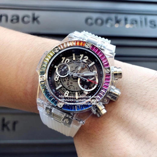 透明V2版少量到货HB 恒宝宇舶表年度 作品——宇舶BIG BANG系列411.JX.4802.RT“全透明腕表” 商品图14