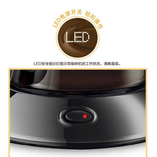 飞利浦（PHILIPS）咖啡机 家用滴漏式美式MINI咖啡壶 HD7432/20 商品图5