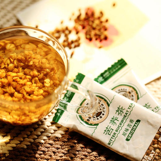 中国香港品牌 虎标 茶叶 养生茶 苦荞茶 四川大凉山 全胚芽荞麦茶 小袋装 350g/袋 商品图2